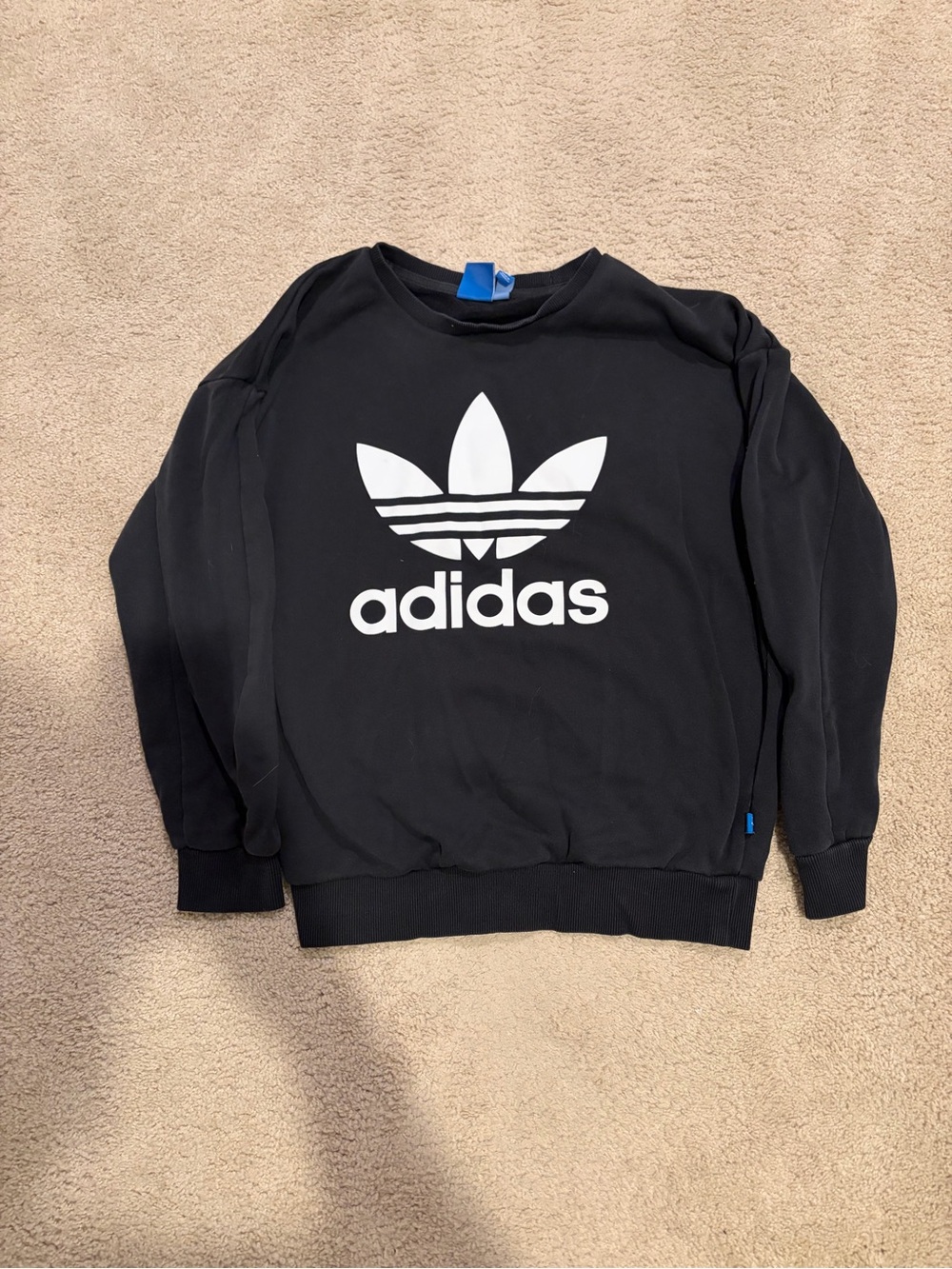 Women’s Adidas Black and White Sweatshirt